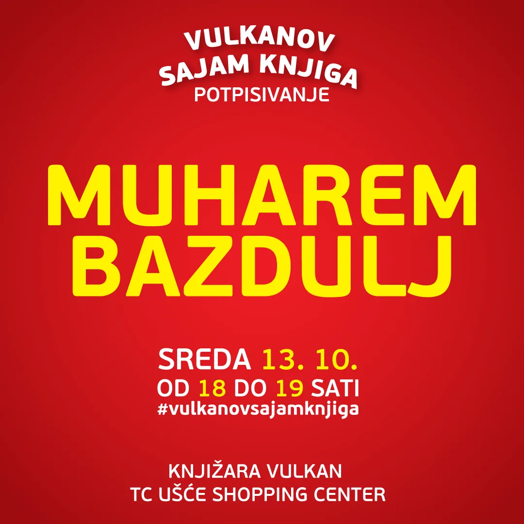 Potpisivanje knjiga Muharema Bazdulja!