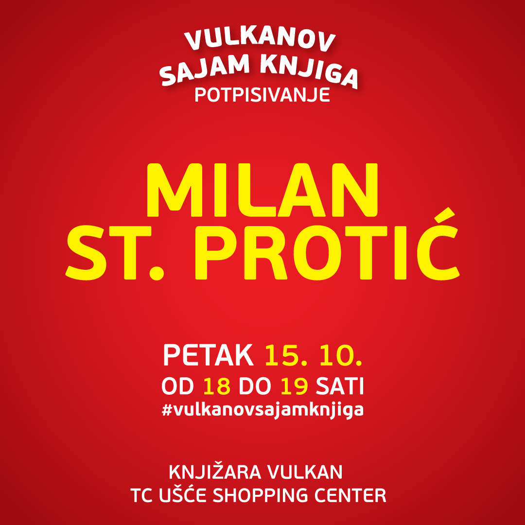 Potpisivanje knjiga Milana St. Protića