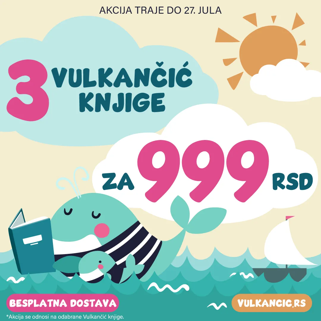 Najlepša Vulkančić akcija: 3 knjige za 999 dinara