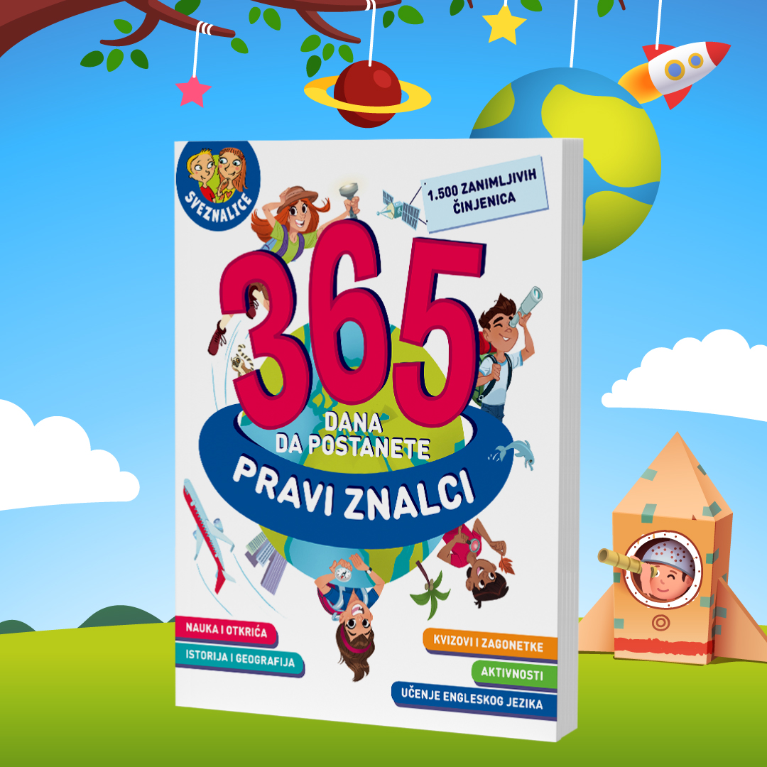 Novi naslov iz edicije Sveznalice: „365 dana da postanete pravi znalci“
