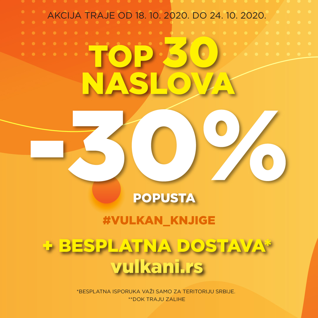 TOP 30 NASLOVA NA POPUSTU OD 30%