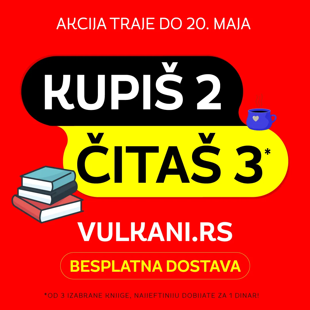 Nova akcija Vulkan izdavaštva: Kupite 3 knjige po ceni 2