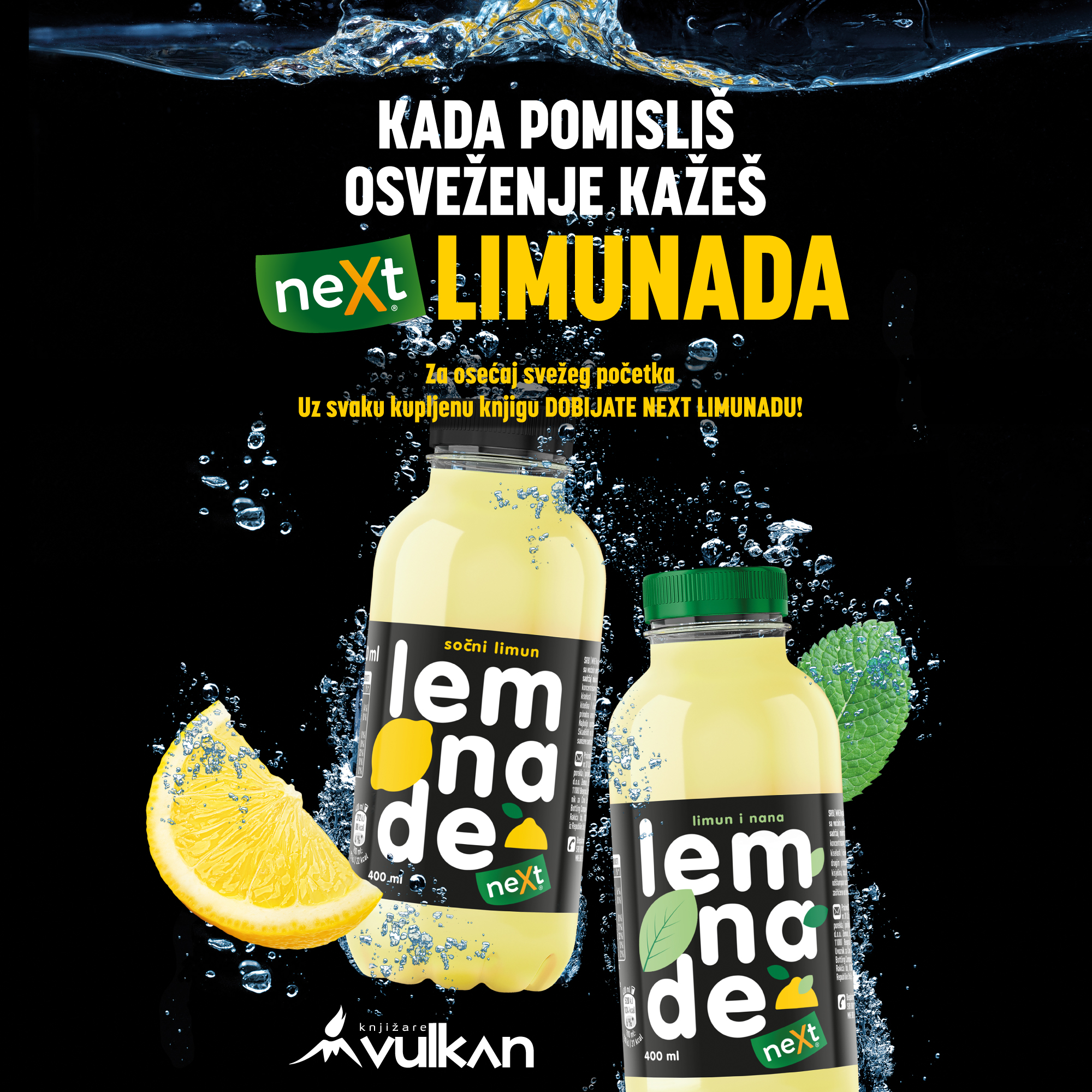 Za osećaj svežeg početka nova poklon-akcija Vulkan izdavaštva i neXt limunada!