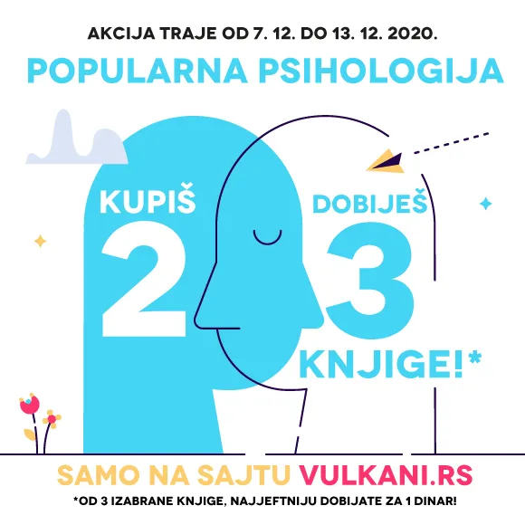 Knjige popularne psihologije na fantastičnoj akciji samo na sajtu Vulkan izdavaštva