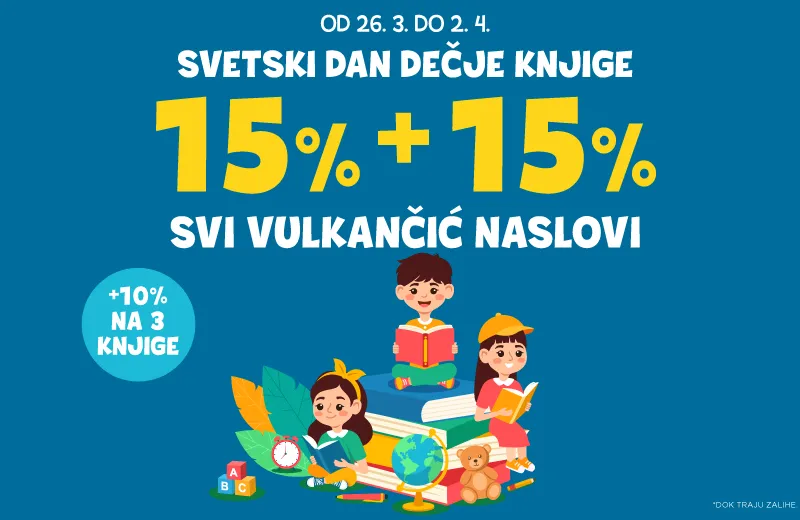 Vulkančić slavi Dan dečje knjige: Najlepši naslovi za najmlađe uz najveći popust sezone samo do 2. aprila