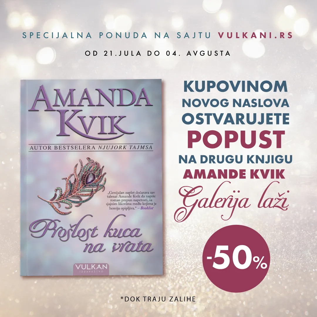 Sjajna ponuda za ljubitelje vrtoglavih zapleta u romanima Amande Kvik