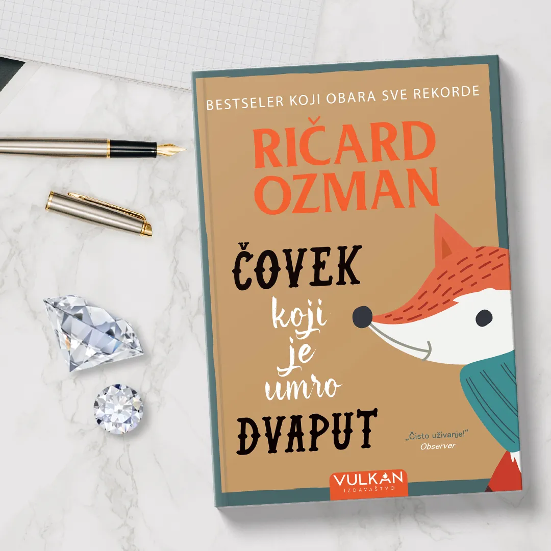 Bestseler „Čovek koji je umro dvaput“ Ričarda Ozmana uskoro u prodaji