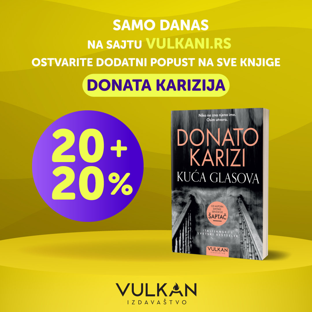 Dnevna akcija za sve ljubitelje knjiga Donata Karizija