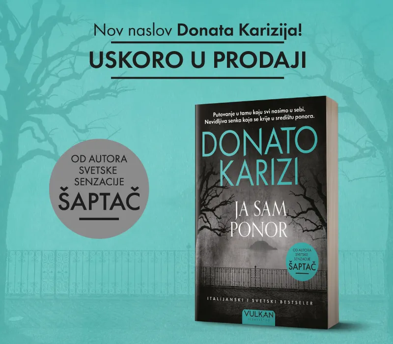 Novi roman Donata Karizija Ja sam ponor