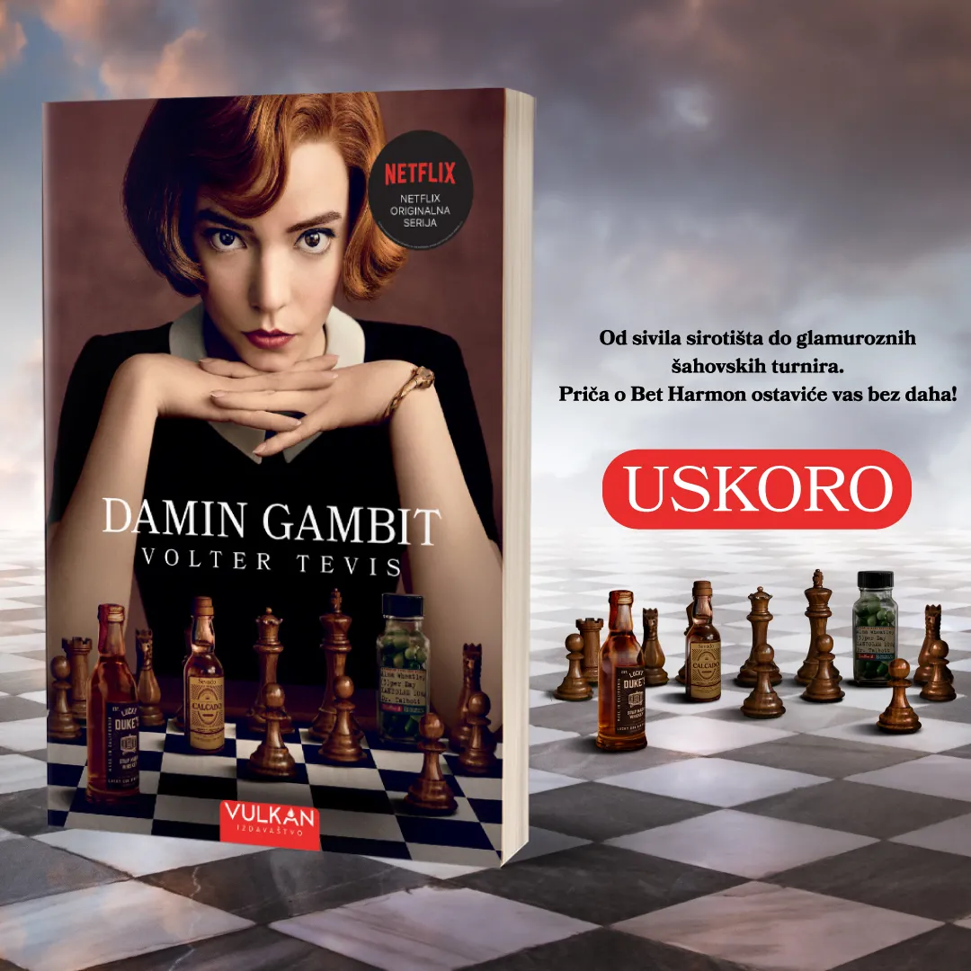 Roman Voltera Tevisa Damin gambit uskoro u prodaji