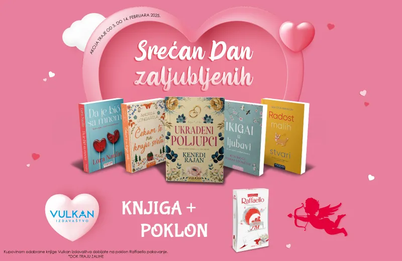 Proslavite Dan zaljubljenih uz najnovija izdanja Vulkan izdavaštva i Raffaello