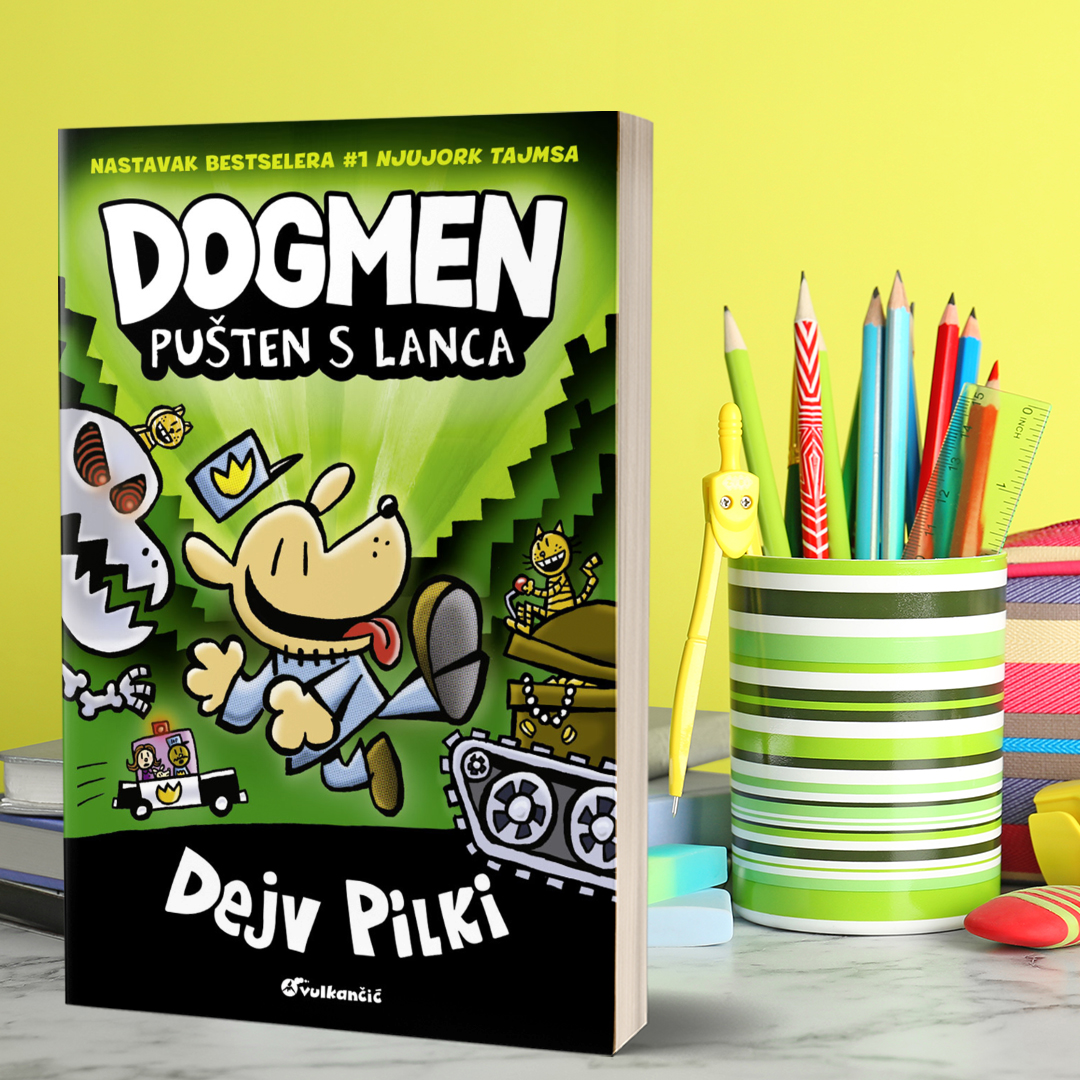 Grafički roman za decu Dogmen: Pušten s lanca u prodaji
