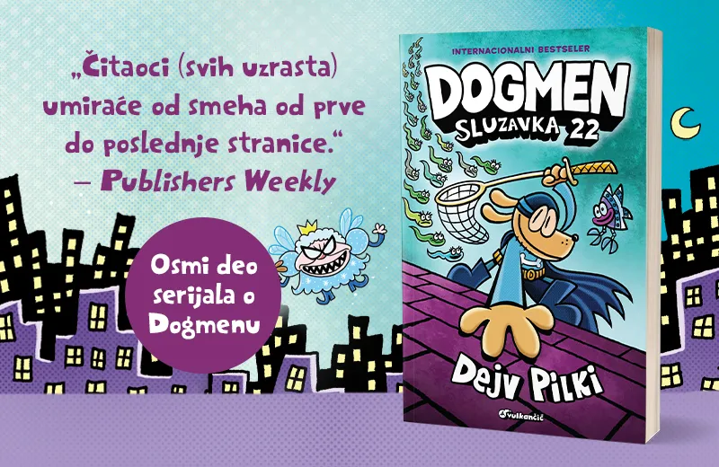 Urnebesno duhovit novi roman Dejva Pilkija – „Dogmen: Sluzavka 22“ u prodaji