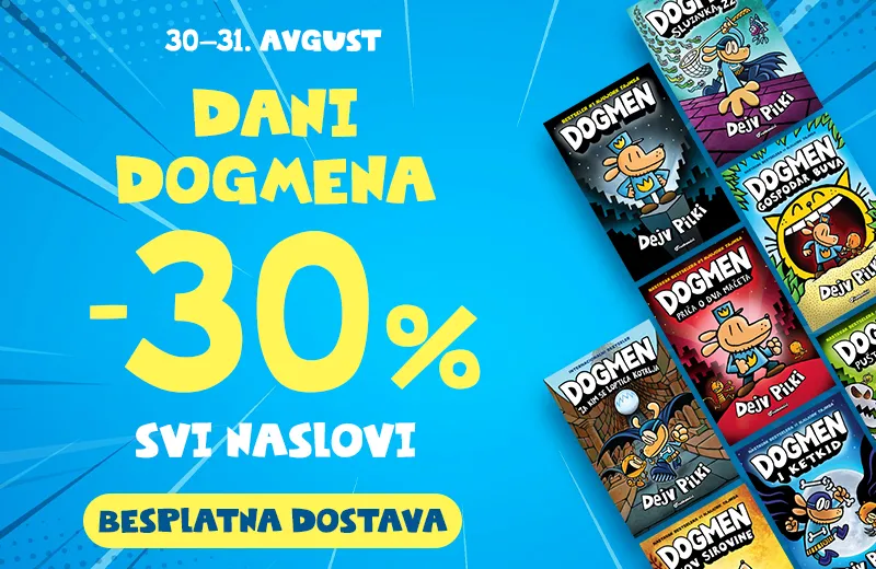 Povodom godišnjice izlaska prve knjige, svi naslovi iz serijala „Dogmen“ na dvodnevnom  popustu, uz besplatnu dostavu