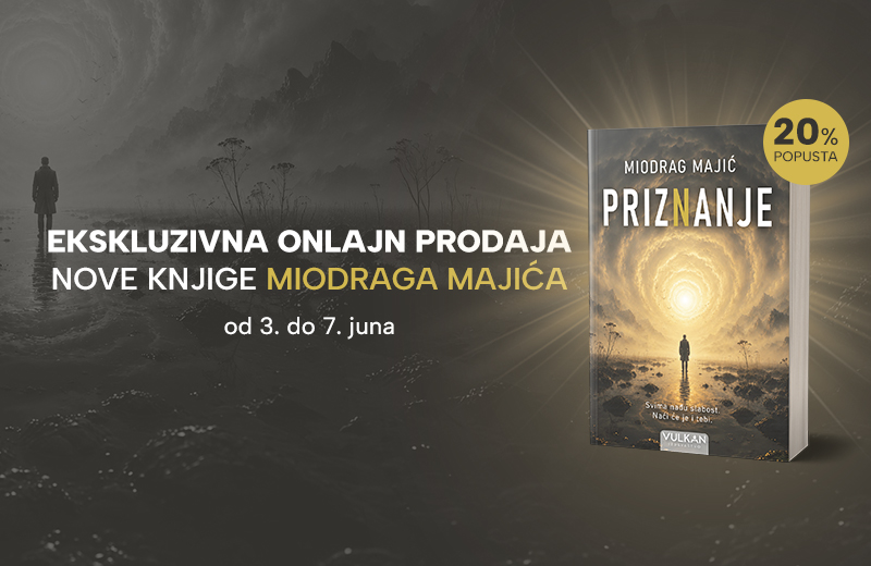 „Priznanje” Miodraga Majića u prodaji - Eksluzivno samo na vulkani.rs