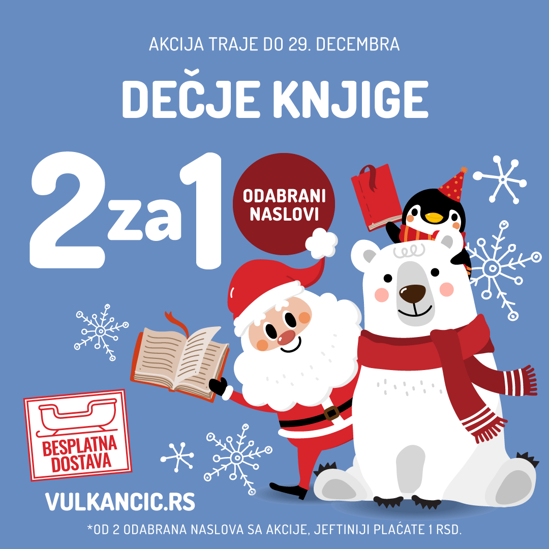 Sjajna novogodišnja ponuda: Kupiš 1, čitaš 2 Vulkančić knjige