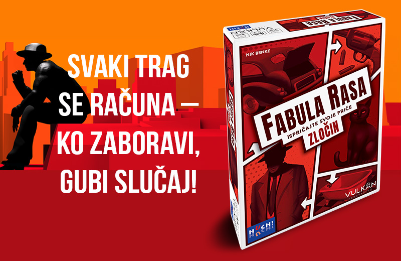 Igra u kojoj pamćenje postaje oružje: Društvena igra koja vas stavlja na mesto advokata „Fabula Rasa“ uskoro u prodaji