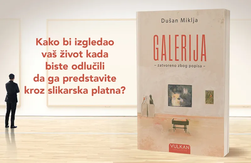 Nova knjiga Dušana Miklje – „Galerija: Zatvoreno zbog popisa“ uskoro u prodaji