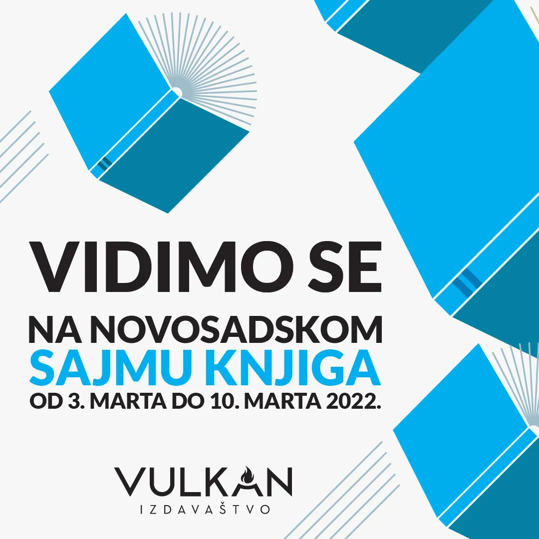 Vulkan izdavaštvo na Novosadskom sajmu knjiga od 3. do 10. marta