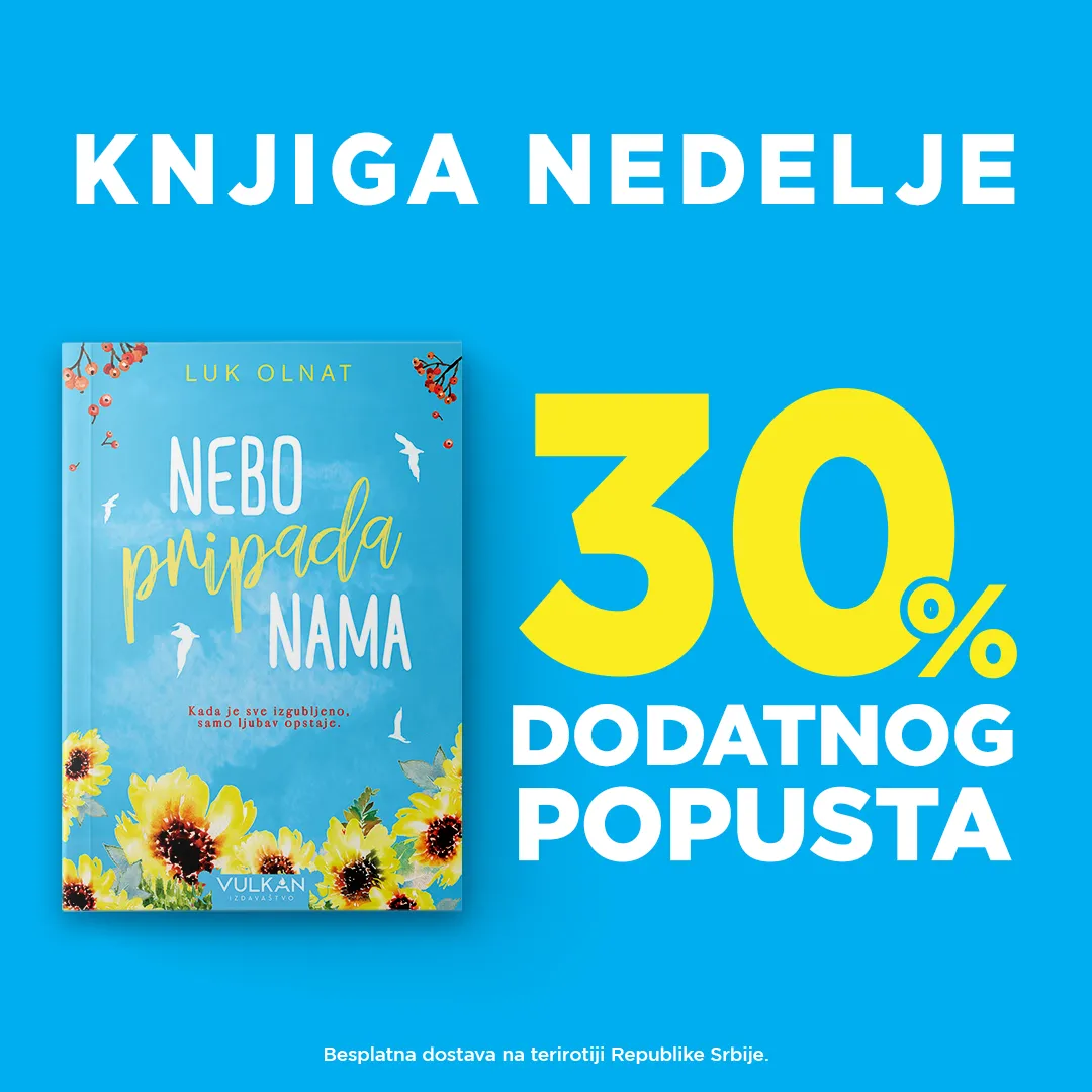 Ljubavna drama „Nebo pripada nama” Luka Olnata – knjiga nedelje Vulkan izdavaštva
