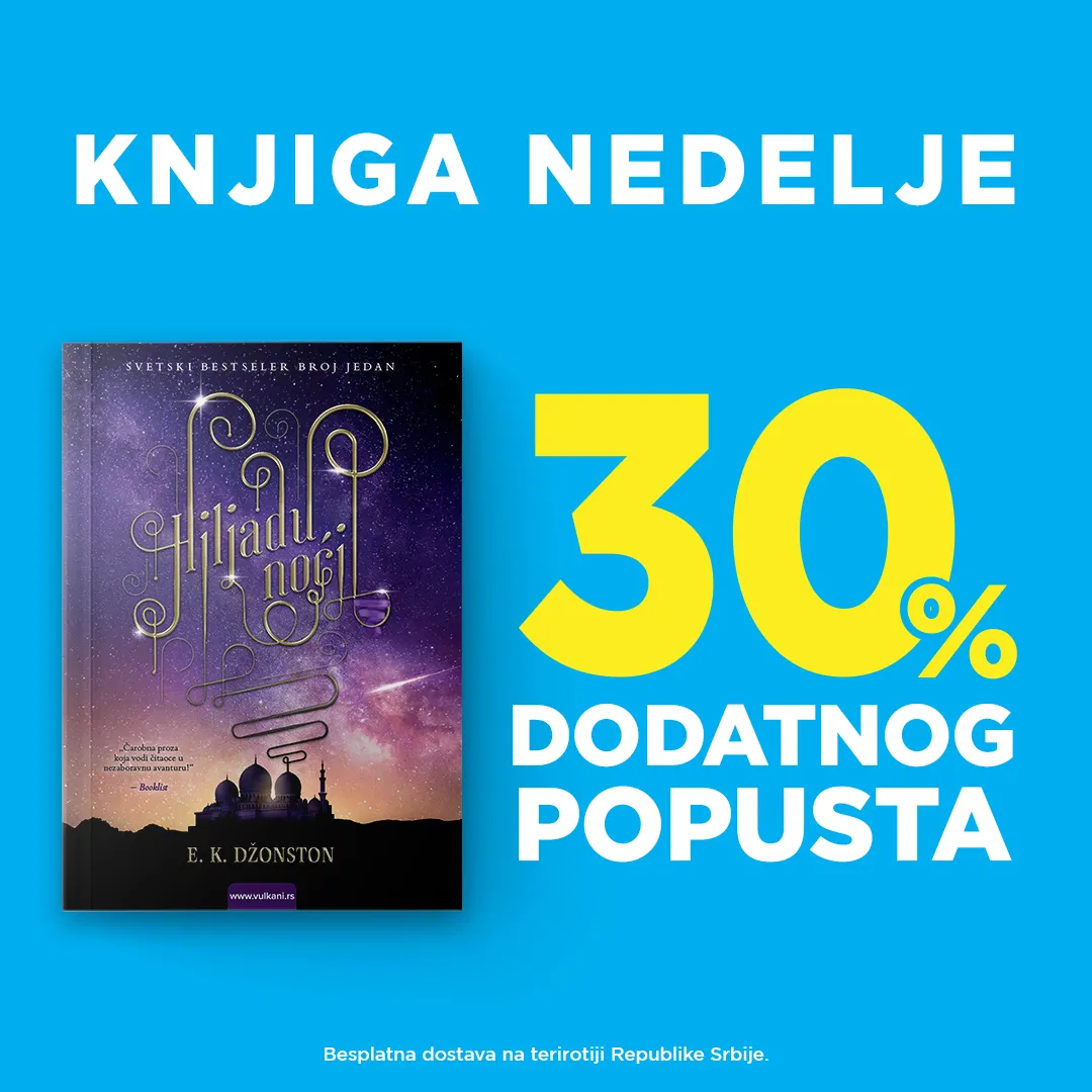 YA roman „Hiljadu noći“ E. K. Džonston – knjiga nedelje Vulkan izdavaštva