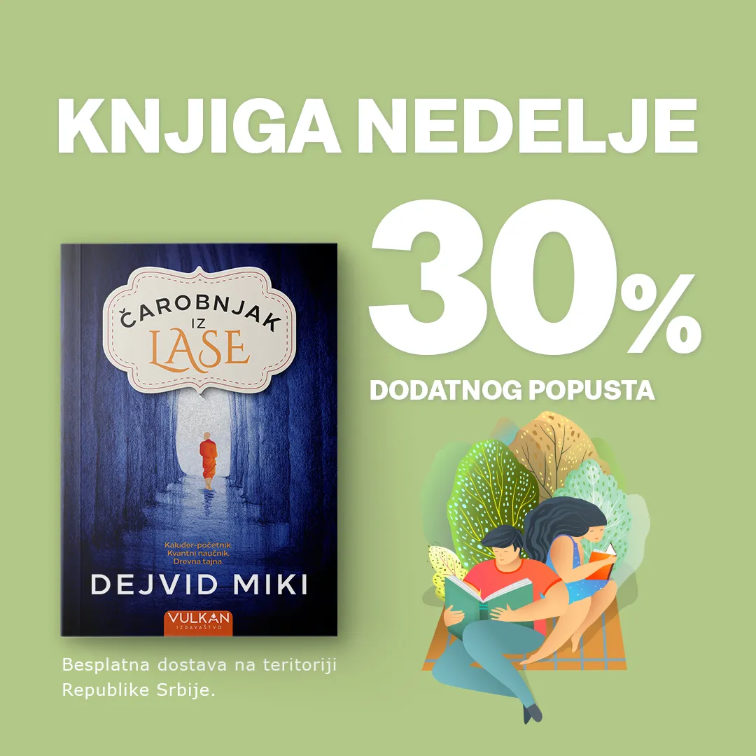 „Čarobnjak iz Lase“ Dejvida Mikija – knjiga nedelje Vulkan izdavaštva