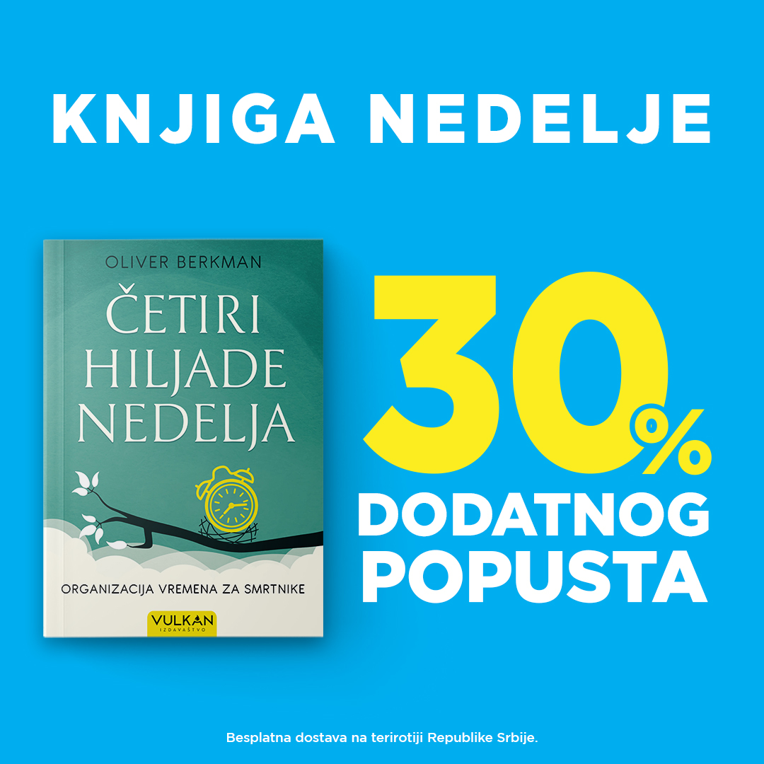 „Četiri hiljade nedelja: Organizacija vremena za smrtnike“ – knjiga nedelje Vulkan izdavaštva