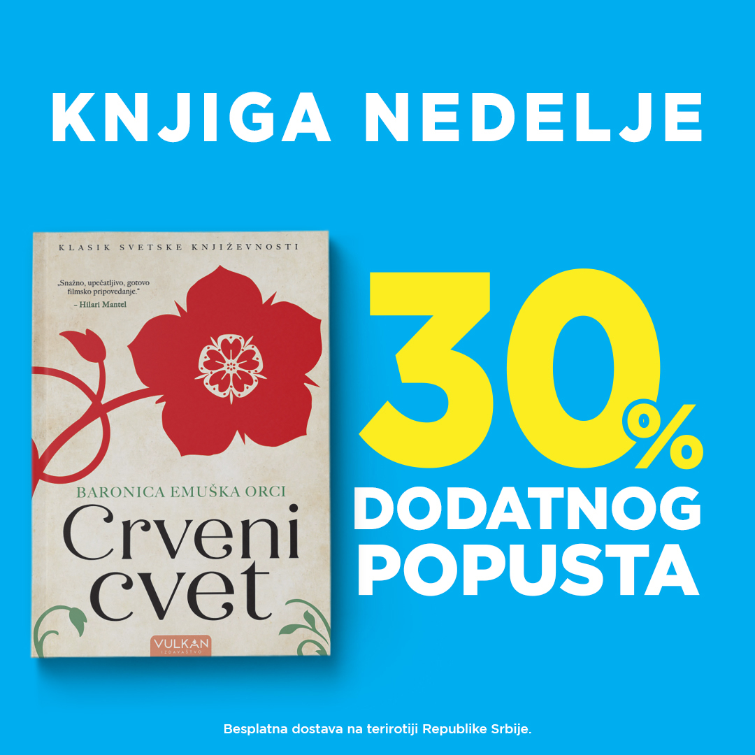 „Crveni cvet“ britanske autorke Emuške Orci – knjiga nedelje Vulkan izdavaštva