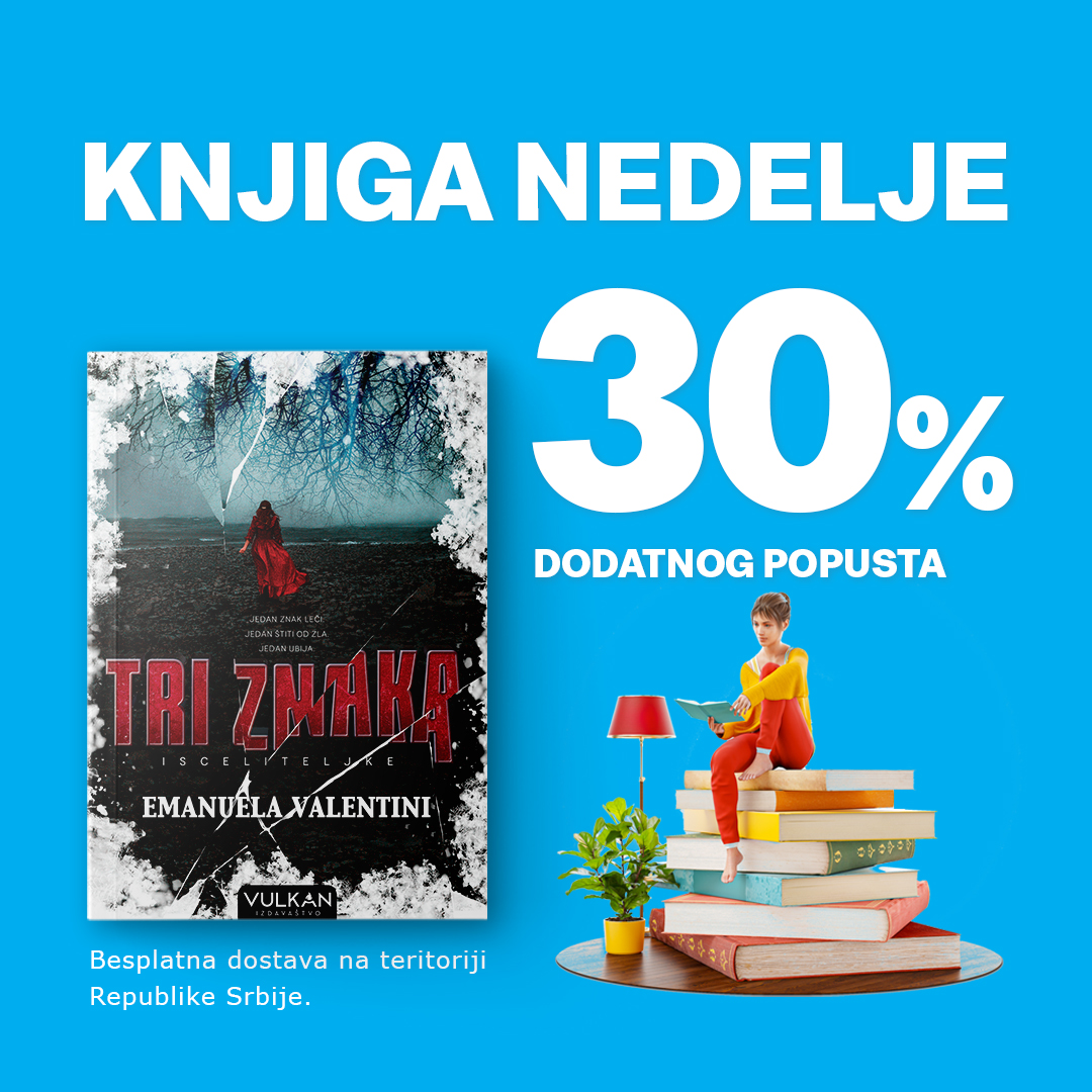 Psihološki triler „Tri znaka: Isceliteljke“ – knjiga nedelje Vulkan izdavaštva