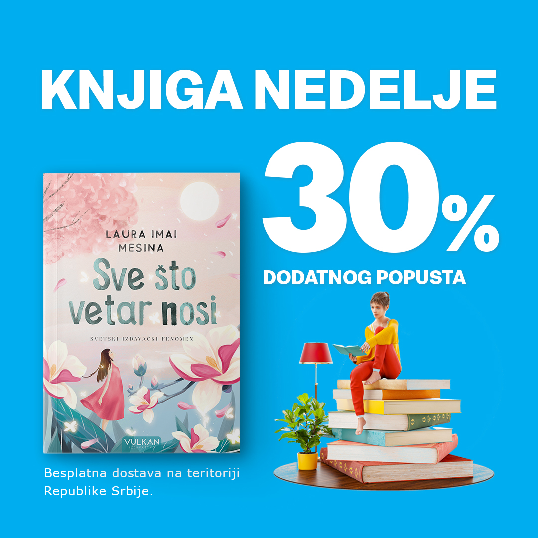 Svetski izdavački fenomen „Sve što vetar nosi“ – knjiga nedelje Vulkan izdavaštva