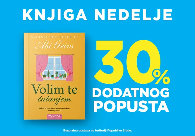 „Volim te ćutanjem“ Abi Grivs – knjiga nedelje Vulkan izdavaštva