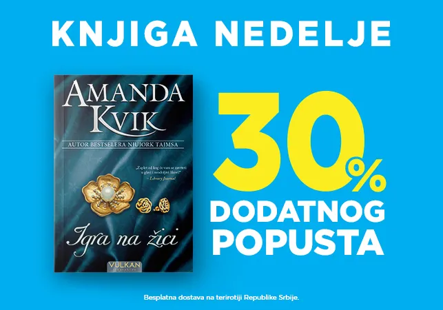 Istorijsko-ljubavni roman „Igra na žici“ Amande Kvik – knjiga nedelje Vulkan izdavaštva