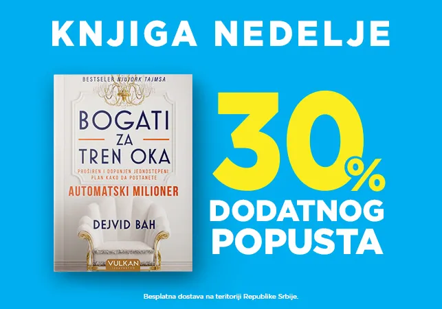„Bogati za tren oka“ – knjiga nedelje Vulkan izdavaštva