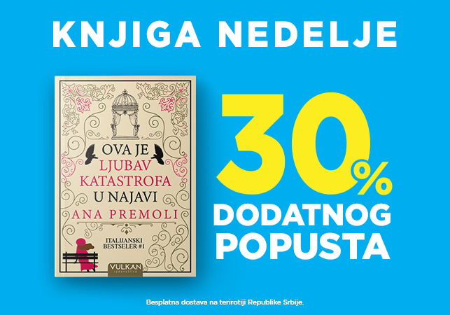 Ljubavni roman Ane Premoli „Ova je ljubav katastrofa u najavi“ – knjiga nedelje Vulkan izdavaštva