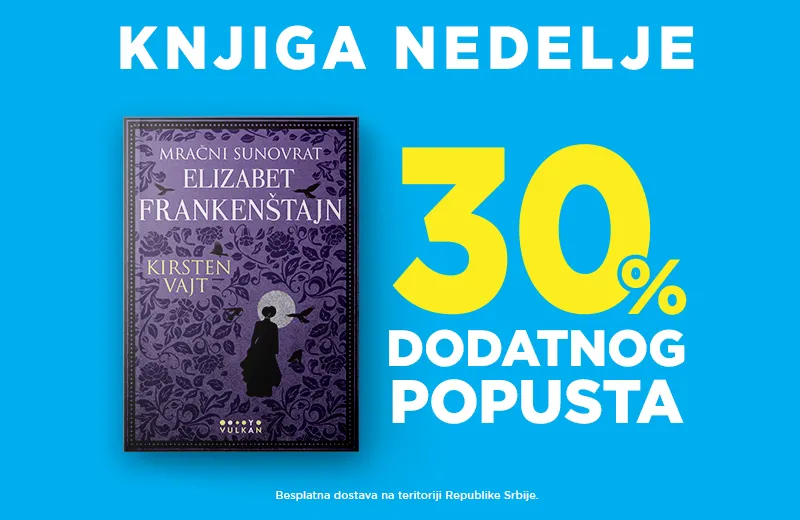 „Mračni sunovrat Elizabet Frankenštajn“ Kirsten Vajt – knjiga nedelje Vulkan izdavaštva