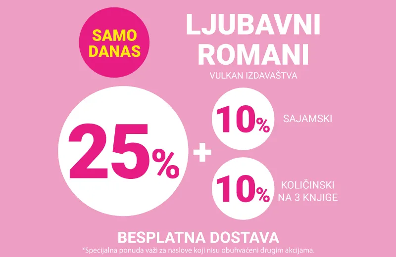 Vulkanovi ljubavni romani na specijalnoj sajamskoj onlajn-akciji
