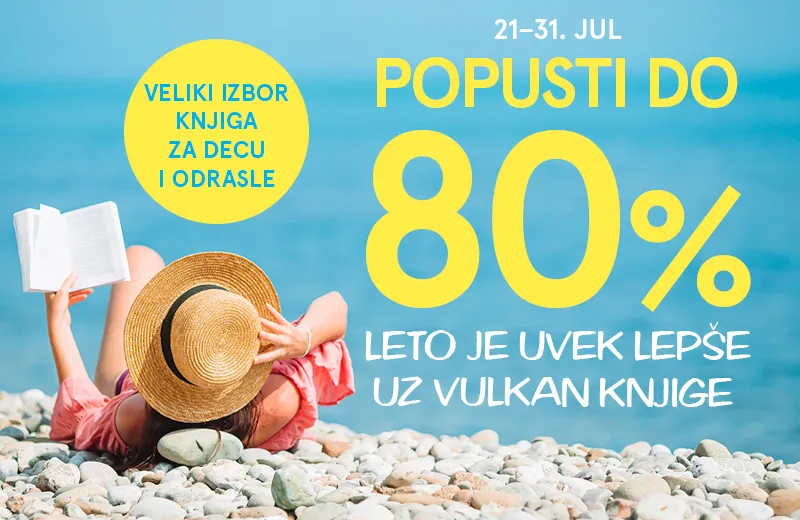 Leto je pravo vreme za čitanje: Vulkan knjige na popustu do 80% samo na sajtu vulkani.rs