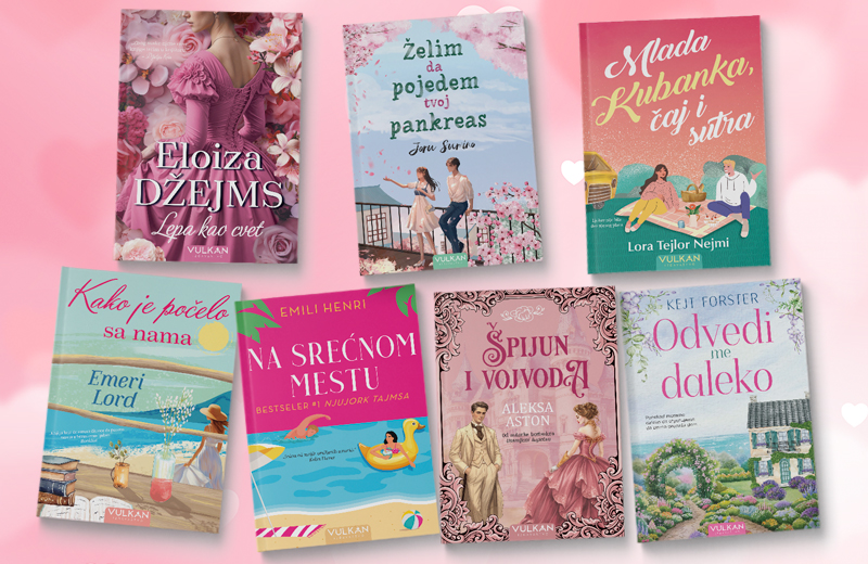 Ljubav u svim svojim nijansama u novim romanima Vulkan izdavaštva