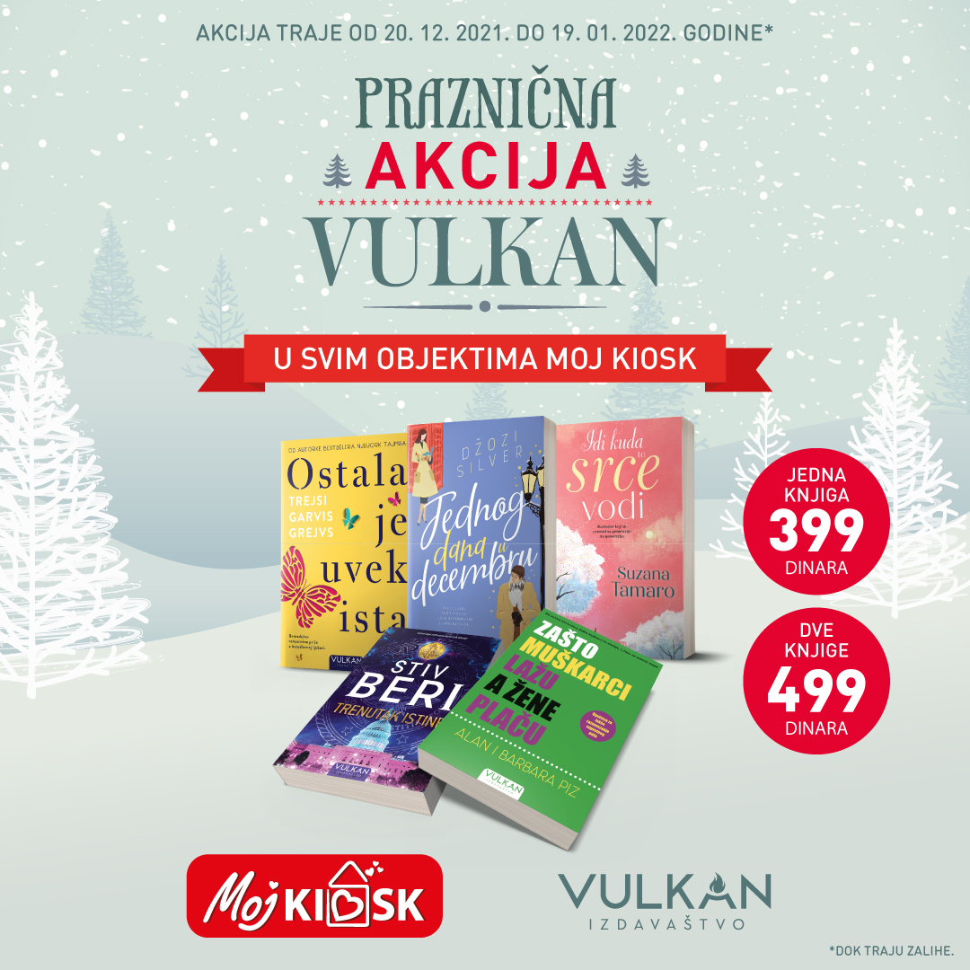 Velika praznična akcija Vulkan izdavaštva u objektima Moj kiosk