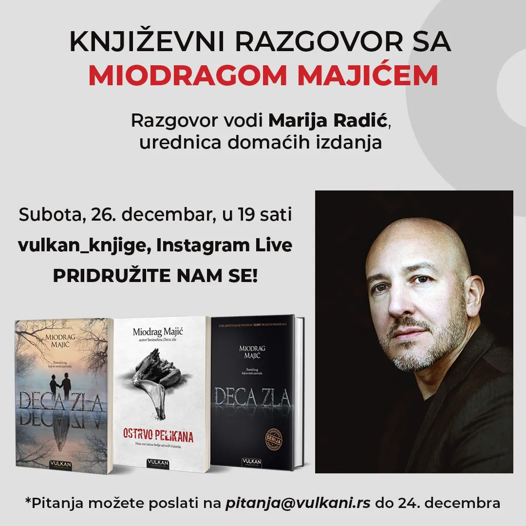 Razgovor o književnosti sa Miodragom Majićem