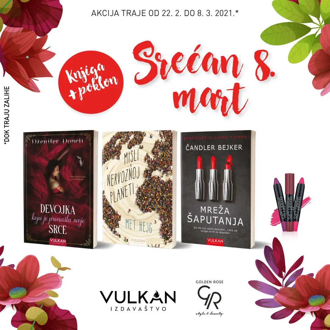 Knjiga je najlepši poklon za Osmi mart!