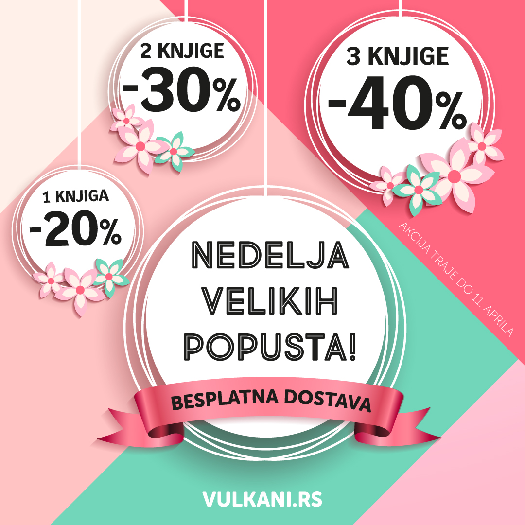 Vulkanova nedelja velikih popusta – cene svih knjiga snižene do 40%
