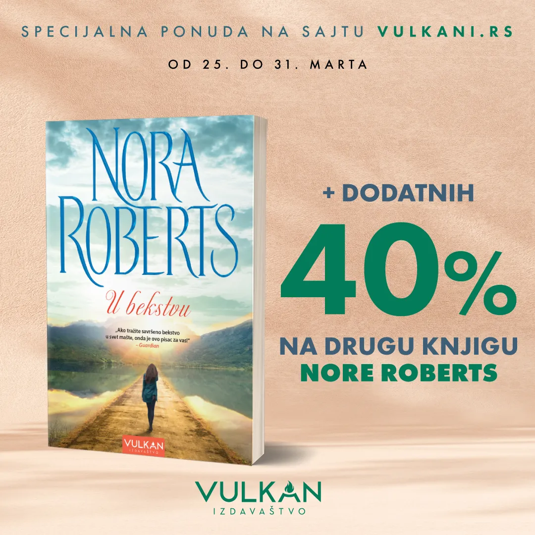 Posebna pogodnost uz kupovinu nove knjige Nore Roberts!