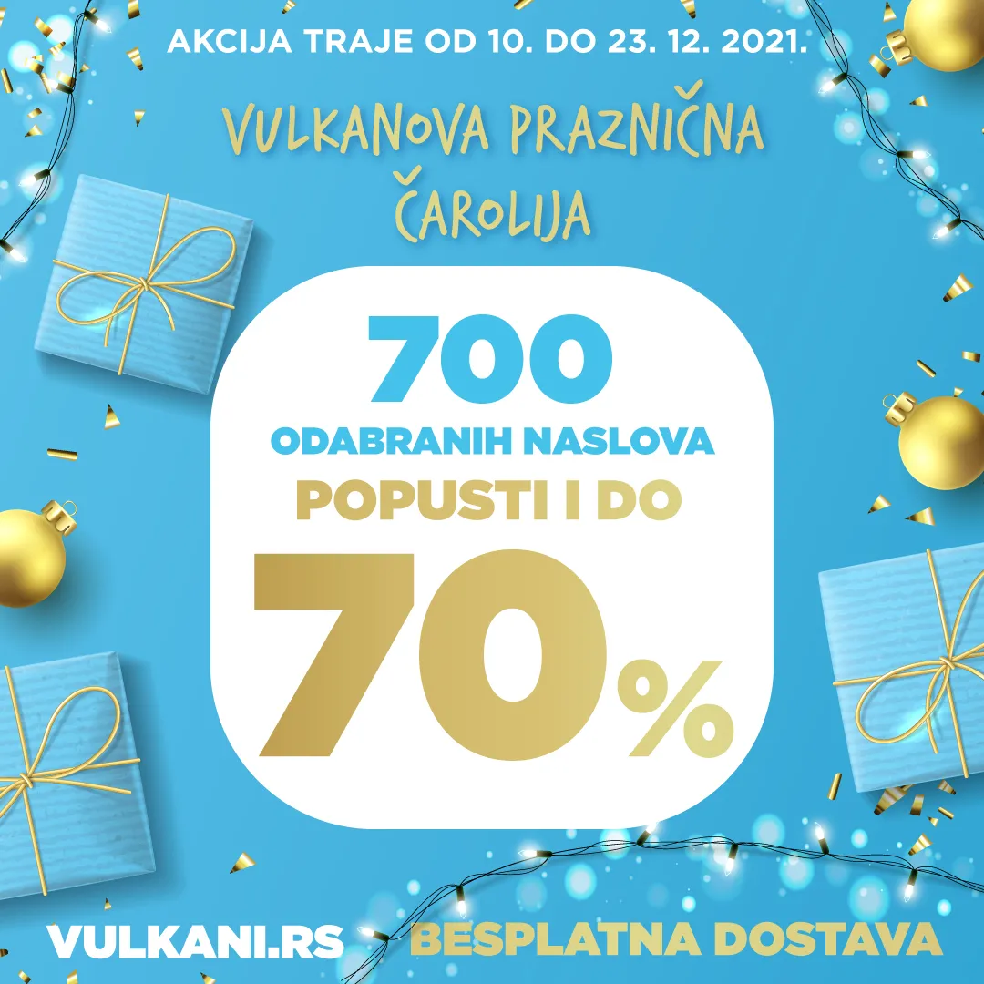 Popusti i do 70% na odabrane knjige Vulkan izdavaštva