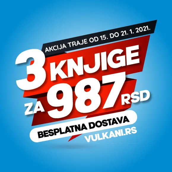 101 razlog da ne propustite novu Vulkanovu akciju – 3 knjige za 987 dinara