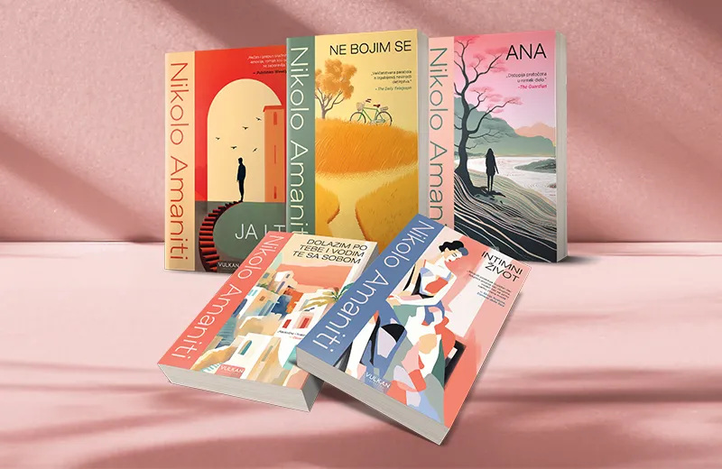 Nezaboravni romani Nikola Amanitija sada u izdanju Vulkan izdavaštva