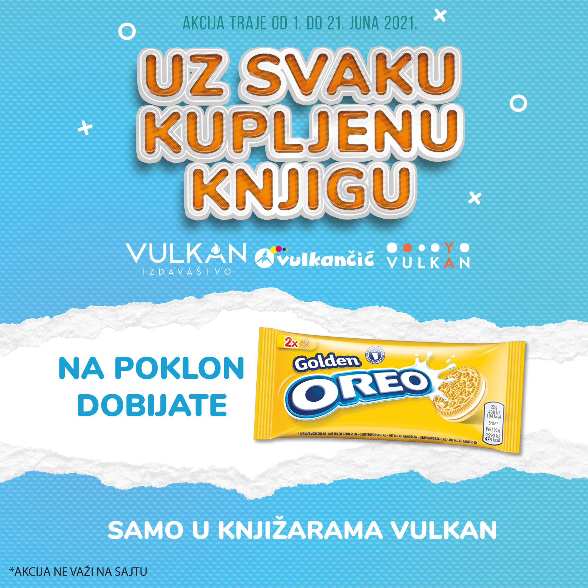 Vulkan izdavaštvo i Golden Oreo poklon-akcija!