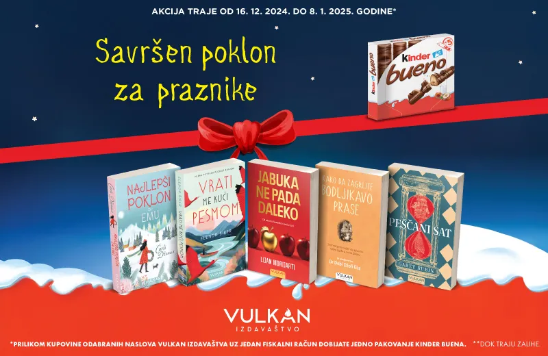 Slatko zadovoljstvo uz sjajne knjige: Vulkan i Kinder poklon-akcija