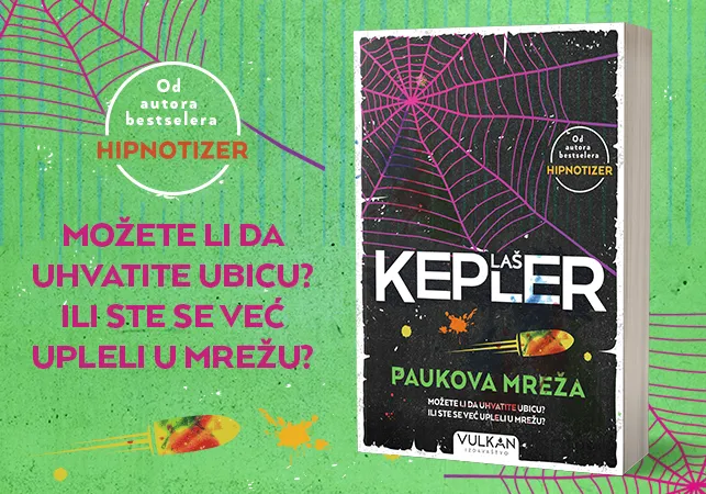 „Paukova mreža“ – najnoviji skandinavski triler poznatog dvojca Laš Kepler uskoro u prodaji