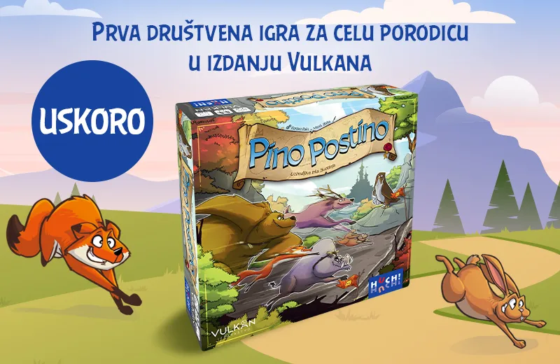 Sjajne novosti iz Vulkana: Igra „Pino Postino: Uzbudljiva trka životinja“ uskoro u prodaji